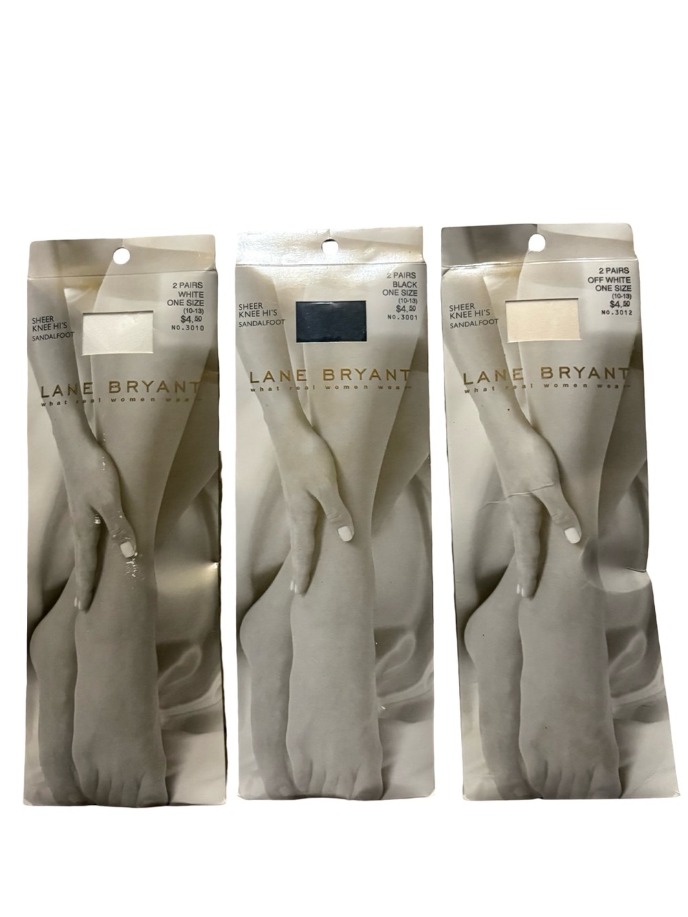 Vintage Lane Bryant sheer knee hi stockings